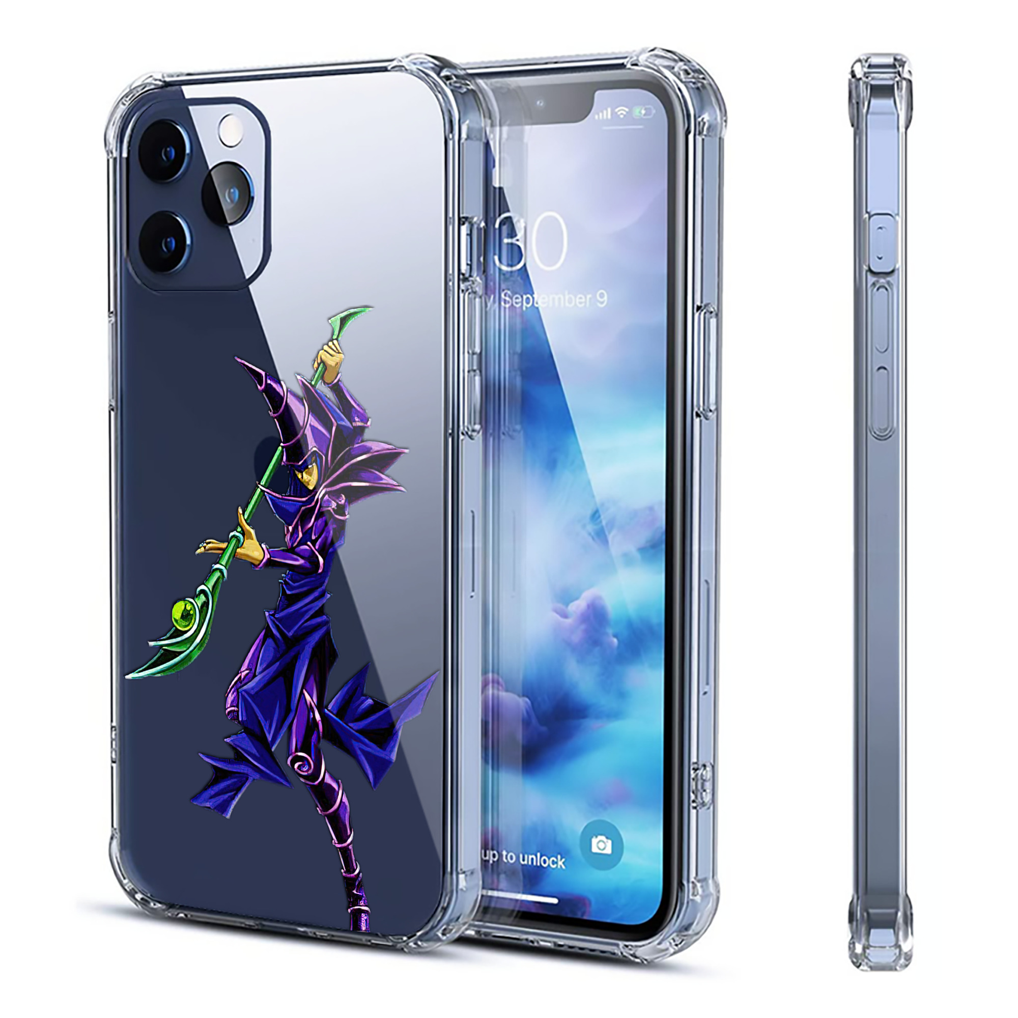 （画像用） 遊☆戯☆王 Yu-Gi-Oh! 【iPhone 12シリーズ対応】透明スマホケース（クリアソフトケース）